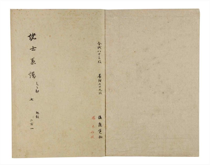 諸士系譜　巻之201　く之部7 - ページ 2