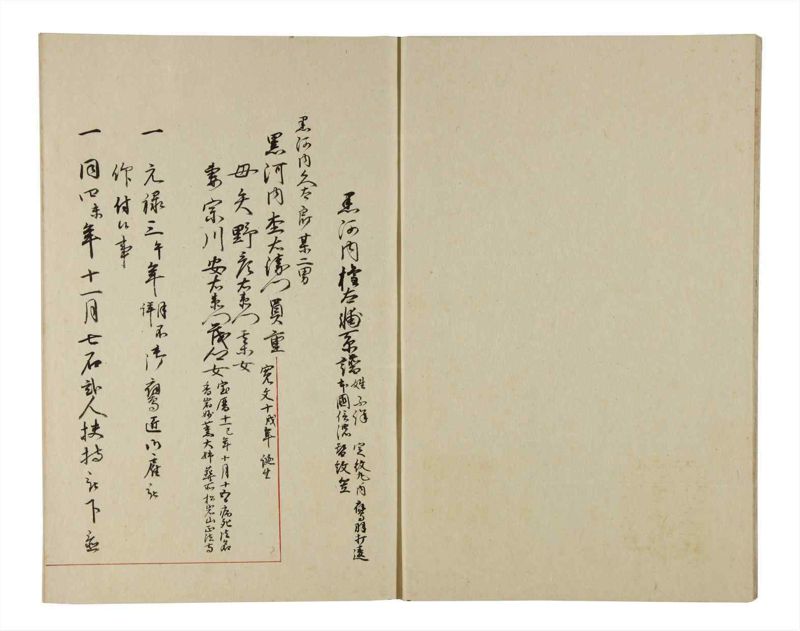 諸士系譜　巻之203　く之部9 - ページ 4