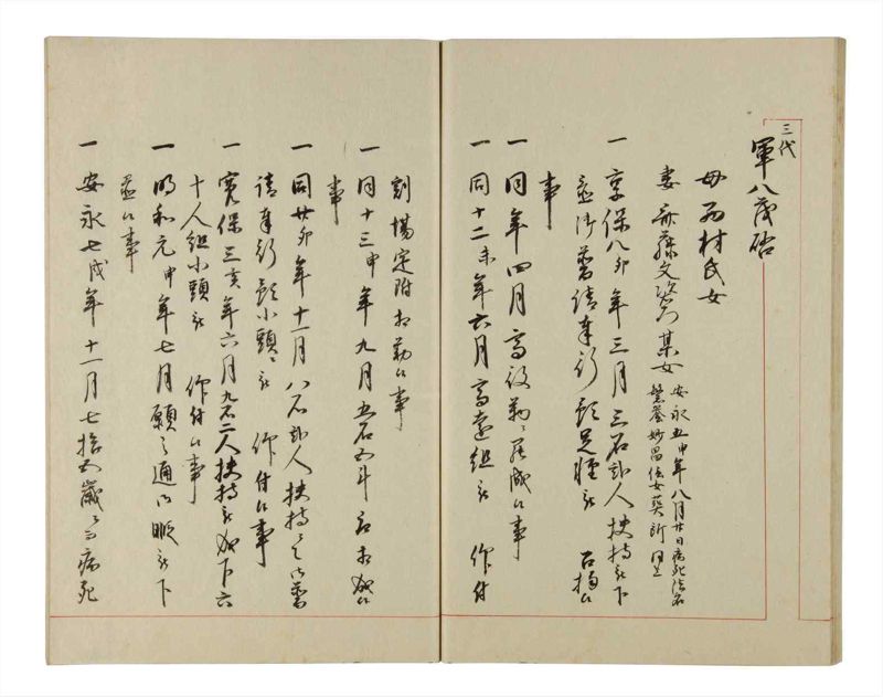 諸士系譜　巻之203　く之部9 - ページ 42