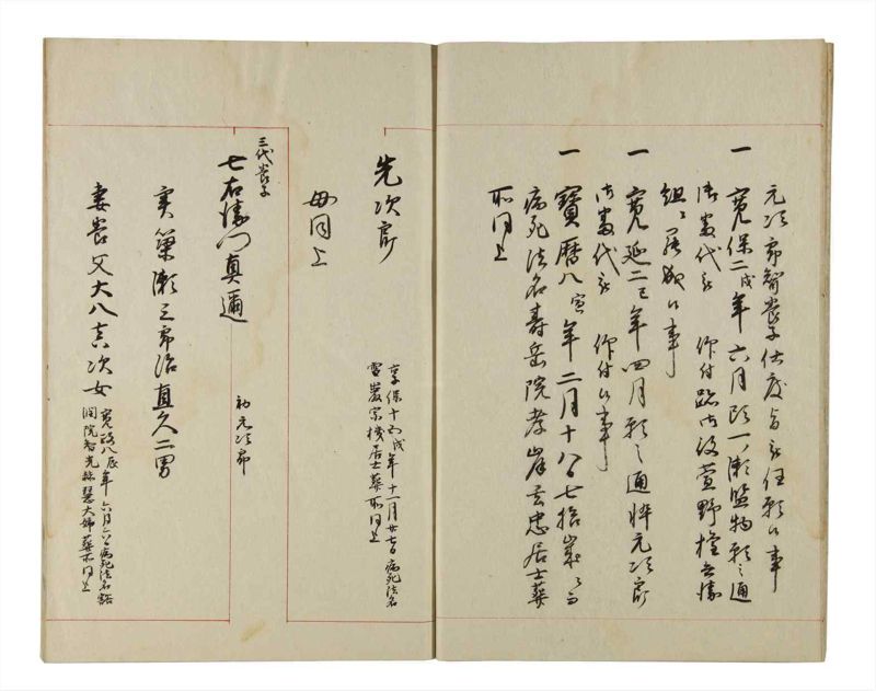 諸士系譜　巻之208　や之部5 - ページ 8