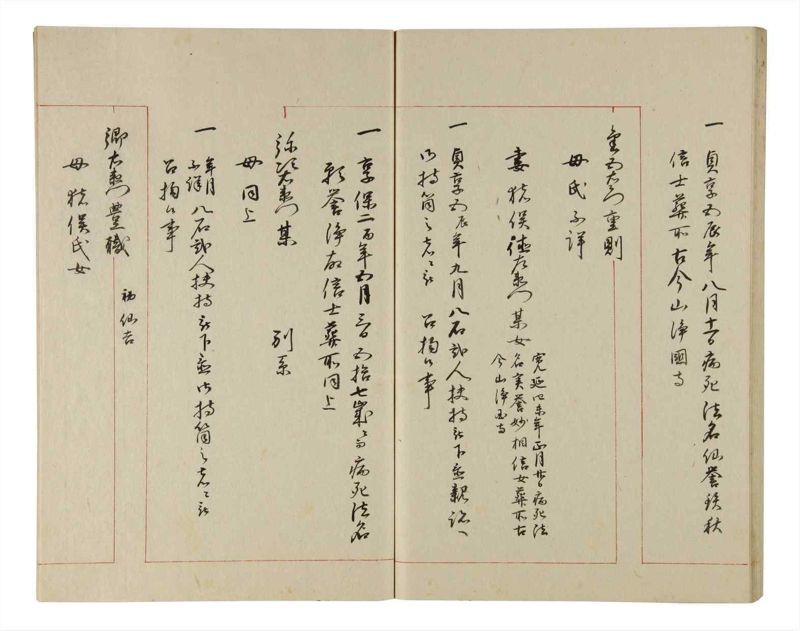 諸士系譜　巻之209　や之部6 - ページ 49