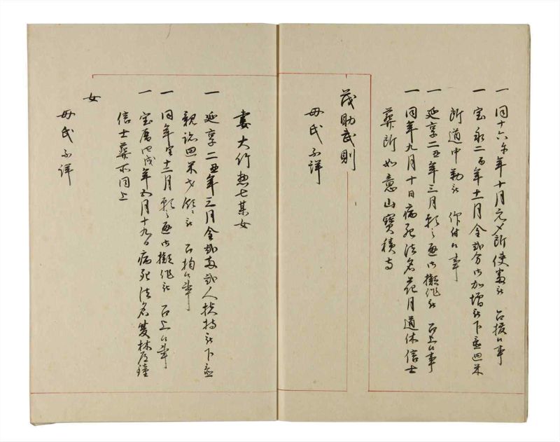 諸士系譜　巻之211　や之部8 - ページ 6