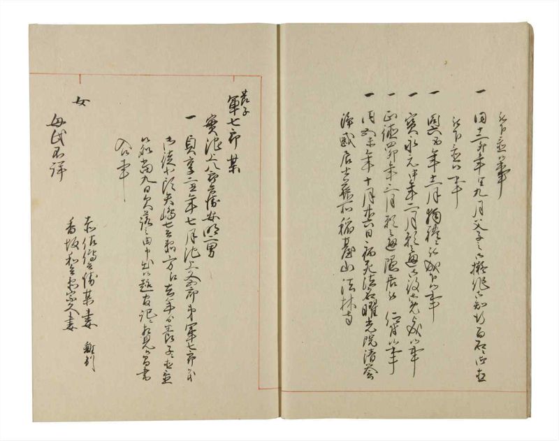 諸士系譜　巻之212　や之部9 - ページ 7