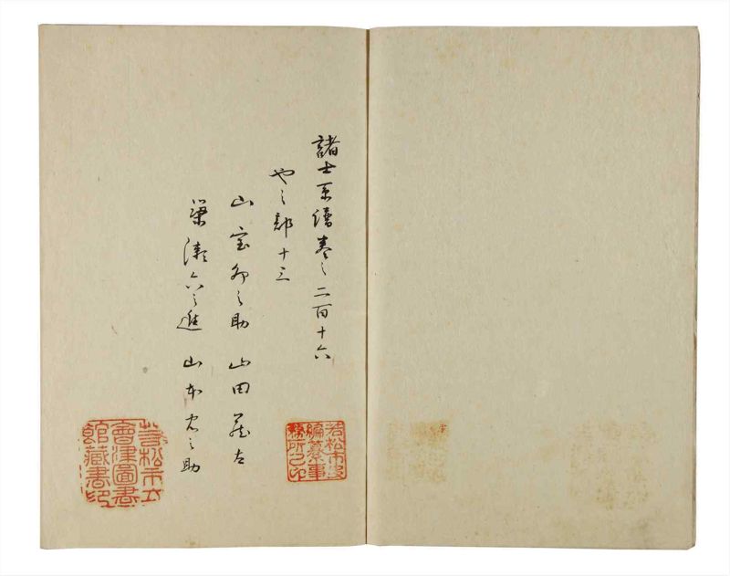 諸士系譜　巻之216　や之部13 - ページ 3