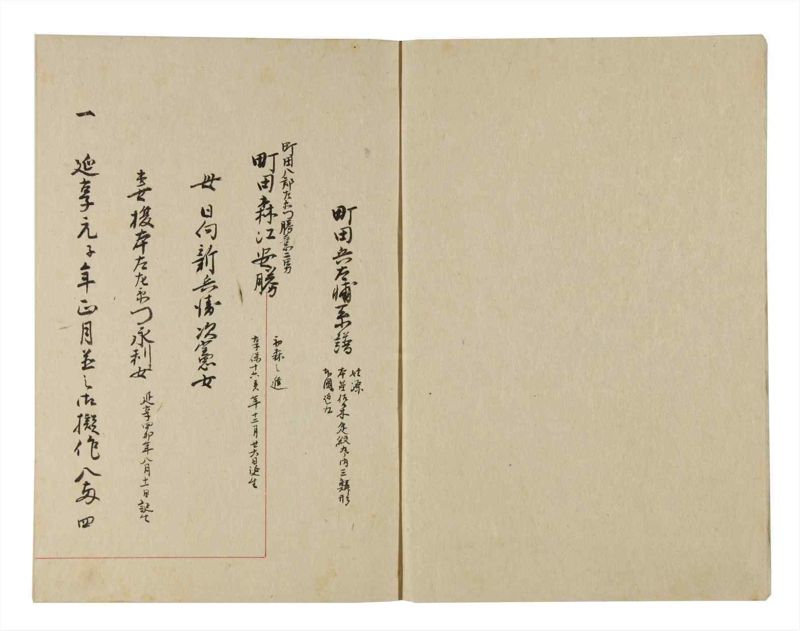 諸士系譜　巻之222　ま之部3 - ページ 3