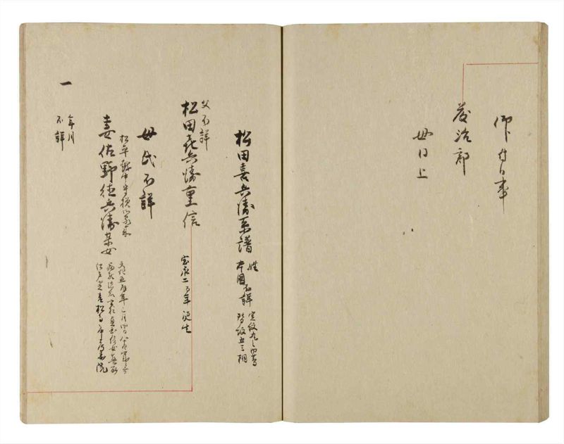 諸士系譜　巻之223　ま之部4 - ページ 40