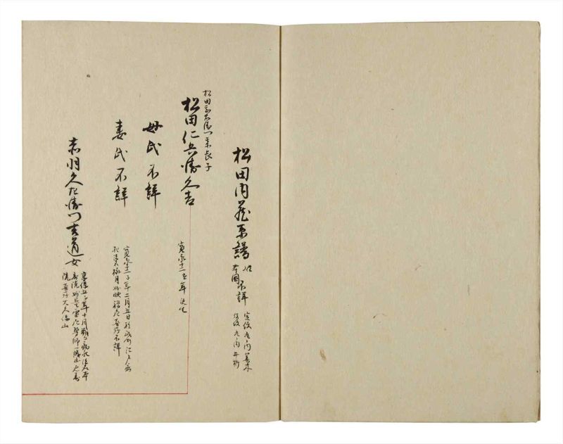諸士系譜　巻之230　ま之部11 - ページ 3