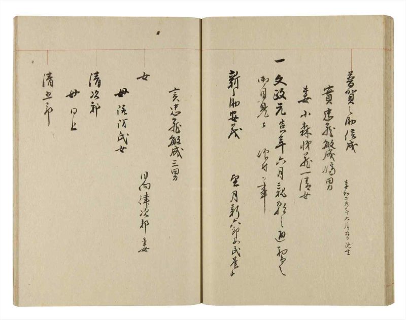 諸士系譜　巻之237　こ之部1 - ページ 38