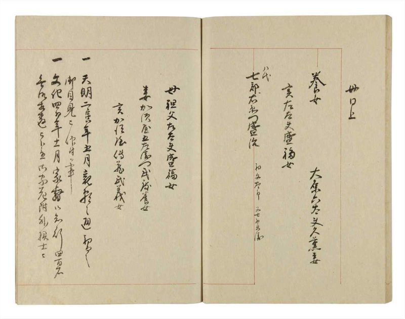 諸士系譜　巻之237　こ之部1 - ページ 54