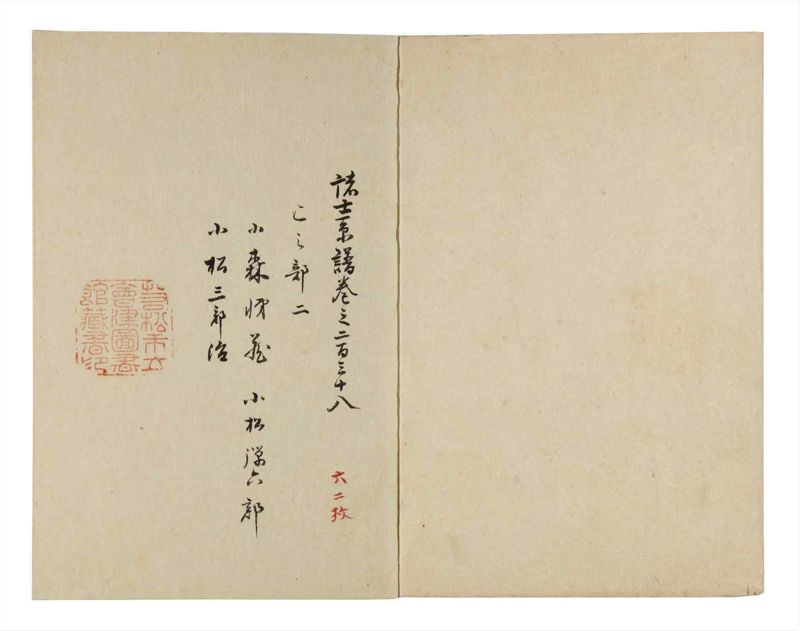 諸士系譜　巻之238　こ之部2 - ページ 2