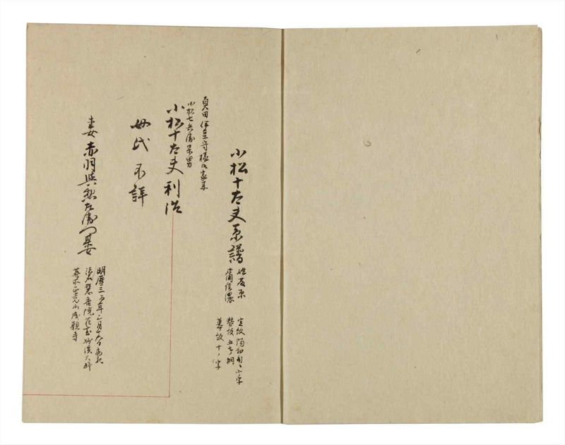 諸士系譜　巻之242　こ之部6 - ページ 3