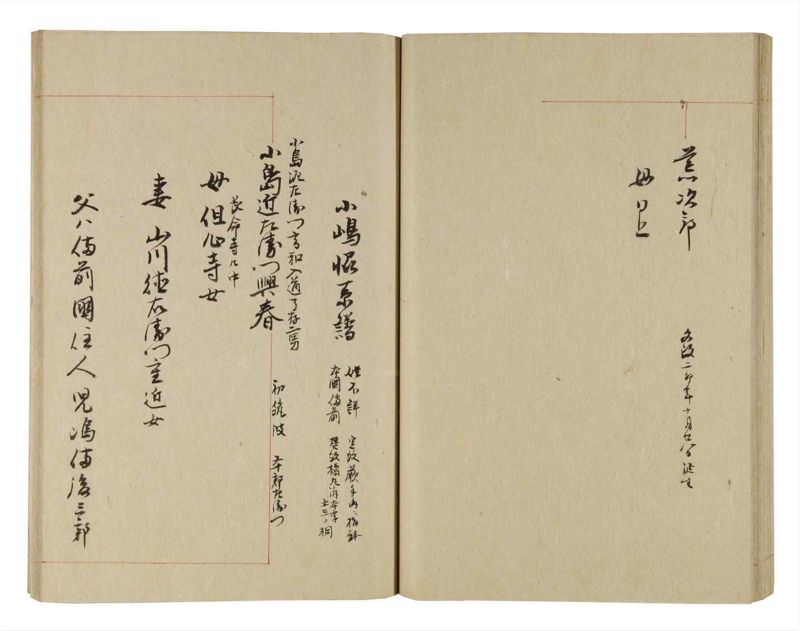 諸士系譜　巻之243　こ之部7 - ページ 44