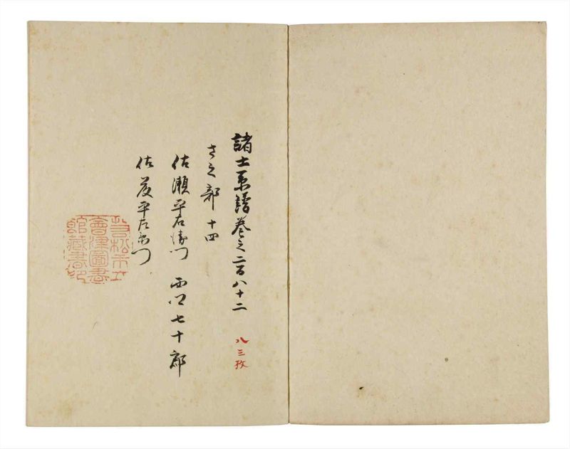 諸士系譜　巻之282　さ之部14 - ページ 2