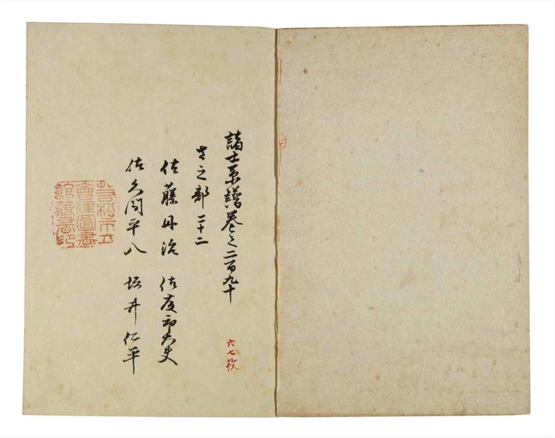 諸士系譜　巻之290　さ之部22 - ページ 2