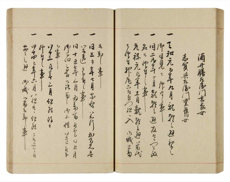 諸士系譜　巻之317　し之部7 - ページ 53