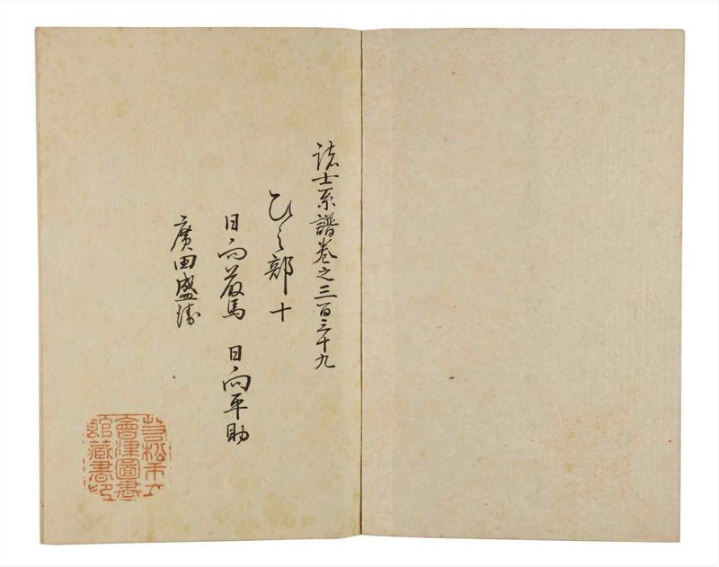 諸士系譜　巻之339　ひ之部10 - ページ 2