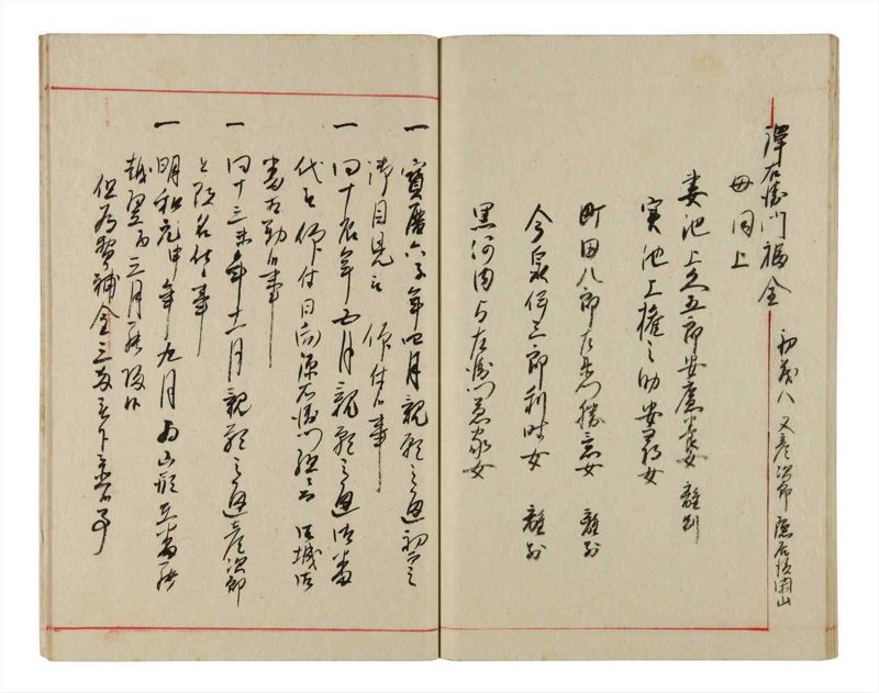 諸士系譜　巻之346　も之部2 - ページ 40