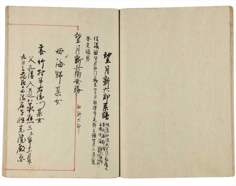 諸士系譜　巻之348　も之部4 - ページ 28