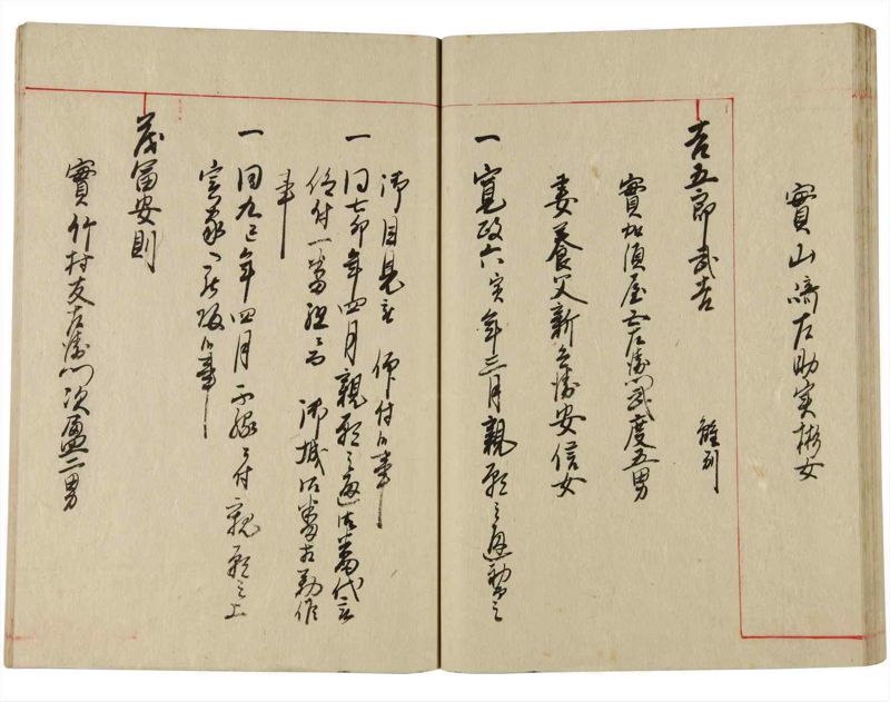 諸士系譜　巻之348　も之部4 - ページ 48