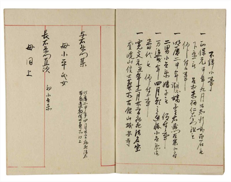 諸士系譜　巻之349　も之部5 - ページ 4