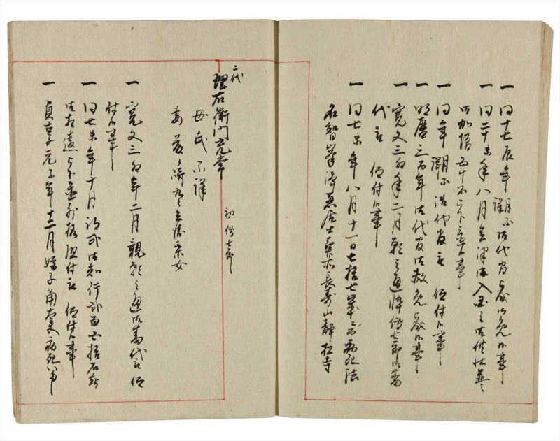 諸士系譜　巻之349　も之部5 - ページ 85