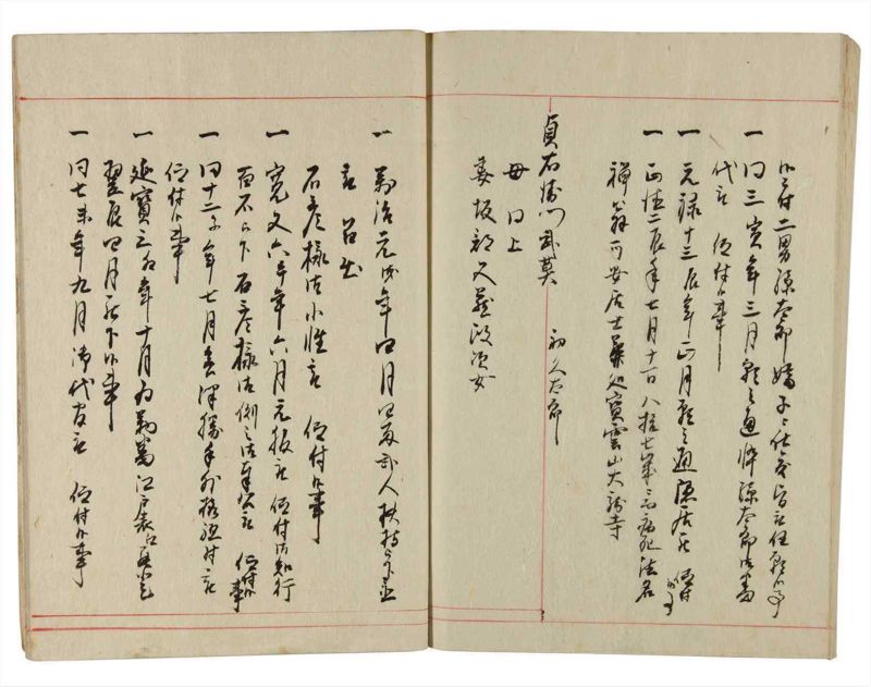 諸士系譜　巻之349　も之部5 - ページ 86