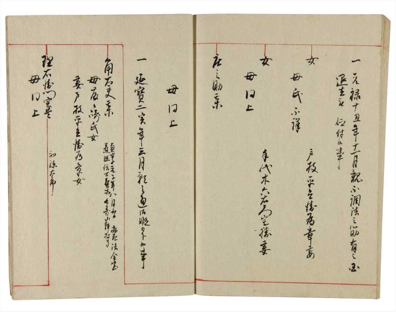 諸士系譜　巻之349　も之部5 - ページ 88
