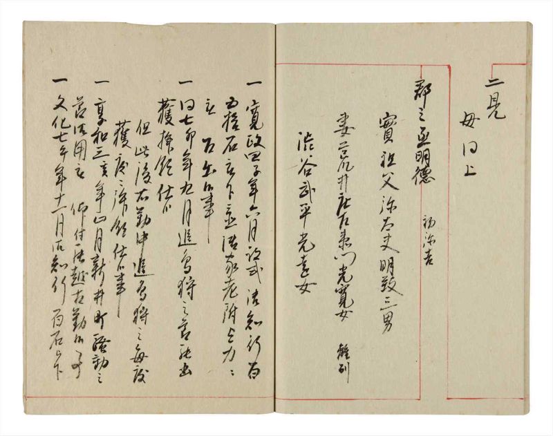 諸士系譜　巻之350　せ之部1冊全 - ページ 39