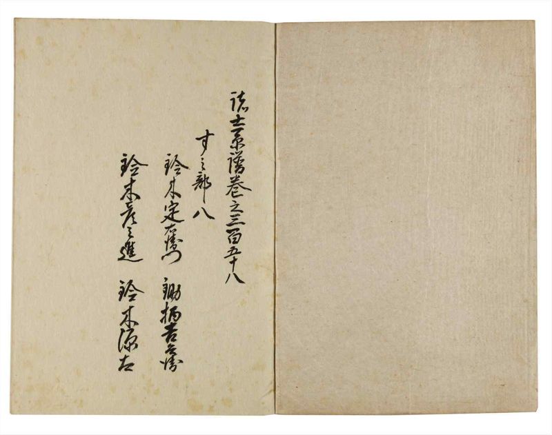 諸士系譜　巻之358　す之部8 - ページ 2