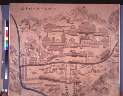 『能州諸嶽山惣持禅寺図』