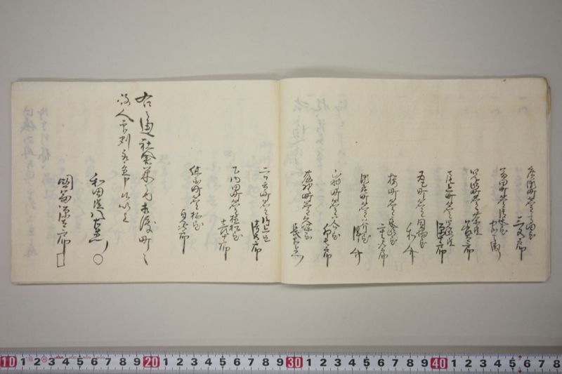劇烈之病気流行ニ付町中安全之御祈禱并右病死人数之内格別困窮之者三十人へ社倉米之内壱俵ツゝ被遣候連名書 - ページ 11
