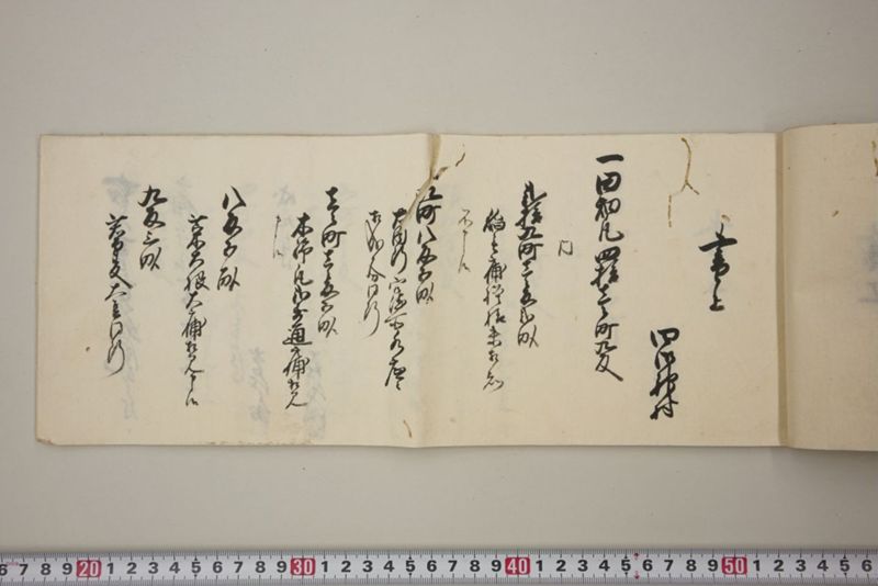 去ル二日夕大風雨ニ付稲毛其外諸作物痛模様并損所共書上帳　嘉永三年九月 - ページ 22