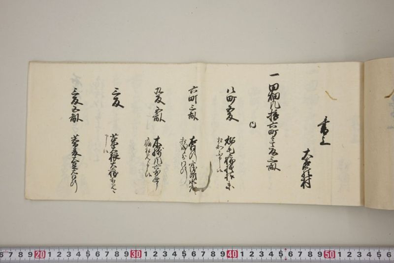 去ル二日夕大風雨ニ付稲毛其外諸作物痛模様并損所共書上帳　嘉永三年九月 - ページ 36