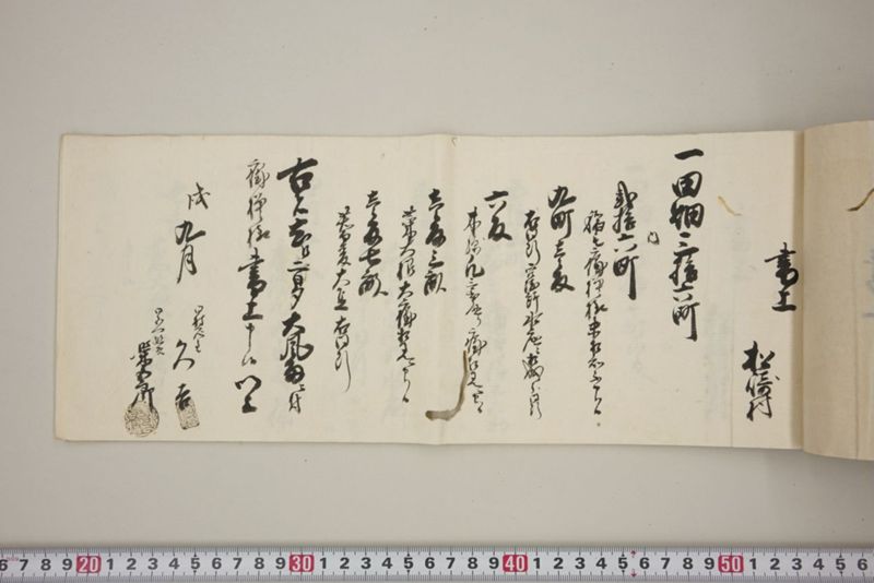 去ル二日夕大風雨ニ付稲毛其外諸作物痛模様并損所共書上帳　嘉永三年九月 - ページ 38