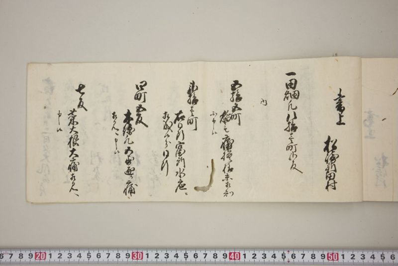 去ル二日夕大風雨ニ付稲毛其外諸作物痛模様并損所共書上帳　嘉永三年九月 - ページ 40