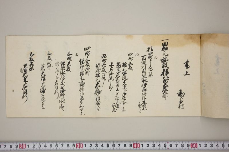 百間川内洪水ニ付稲毛并諸作物痛模様其外損所共書上帳　嘉永三年九月 - ページ 6