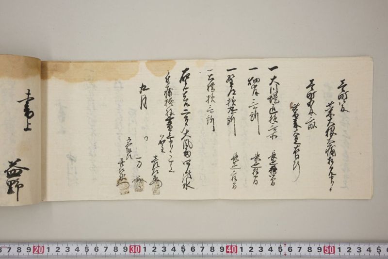 百間川内洪水ニ付稲毛并諸作物痛模様其外損所共書上帳　嘉永三年九月 - ページ 17