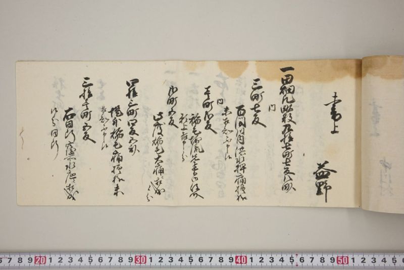 百間川内洪水ニ付稲毛并諸作物痛模様其外損所共書上帳　嘉永三年九月 - ページ 18