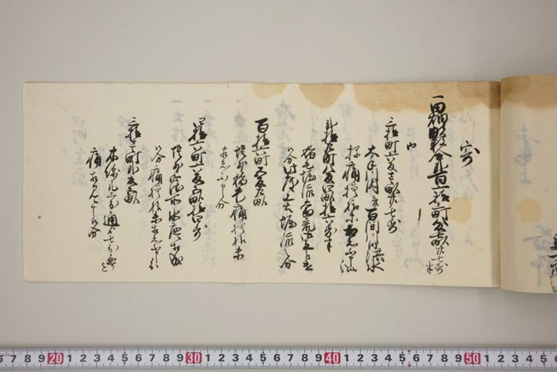 百間川内洪水ニ付稲毛并諸作物痛模様其外損所共書上帳　嘉永三年九月 - ページ 20