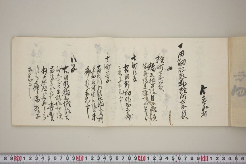 百間川内洪水ニ付堀流土砂入并数日降続窪所水底腐　万延元年五月 - ページ 4