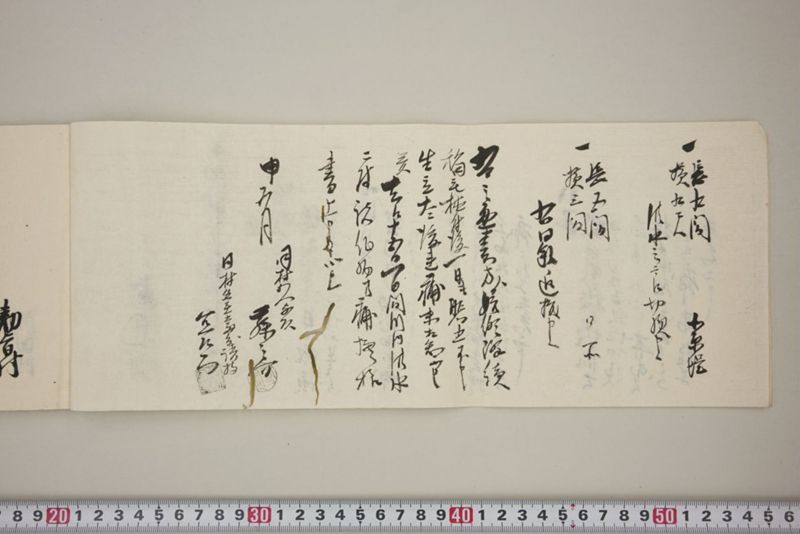百間川内洪水ニ付堀流土砂入并数日降続窪所水底腐　万延元年五月 - ページ 5