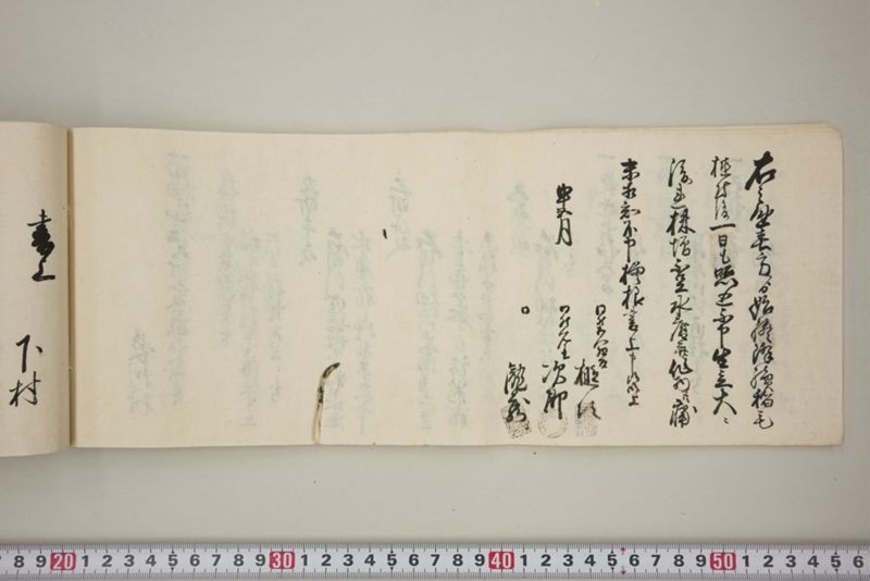 百間川内洪水ニ付堀流土砂入并数日降続窪所水底腐　万延元年五月 - ページ 23