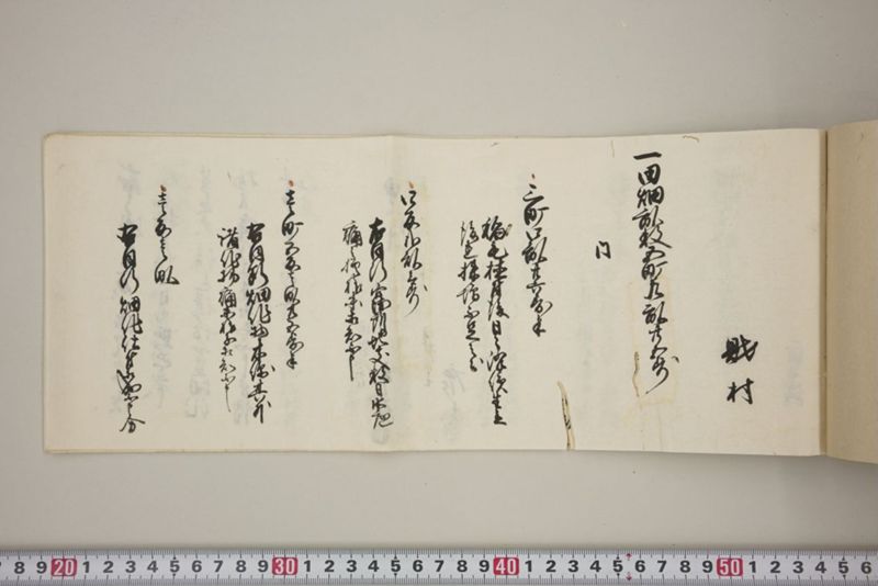 百間川内洪水ニ付堀流土砂入并数日降続窪所水底腐　万延元年五月 - ページ 50