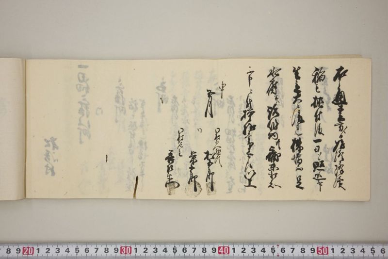 百間川内洪水ニ付堀流土砂入并数日降続窪所水底腐　万延元年五月 - ページ 55