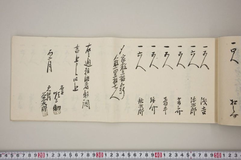 村々極難渋者家数人数書上帳 - ページ 40